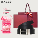 巴利（BALLY）【限时折扣】男士商务方扣双面腰带120cm 6307811礼物