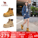 骆驼（CAMEL）【山丘2.0】大黄靴女户外马丁靴 L24W469610 土黄 37