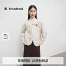 播商场同款新中式棉服女25早春新款文艺风刺绣轻薄棉衣BDS1PD1559 O10若米 M