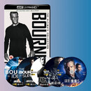 4K蓝光碟套装谍影重重 五部曲2002-2016 英语中字 国配全景声