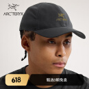 ARC'TERYX始祖鸟 BIRD WORD CAP 透气 男女同款 弯檐帽 24K BLACK/黑色 L-XL