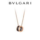 宝格丽（BVLGARI）B.zero1系列 黑陶瓷18K玫瑰金项链 346083【礼物】