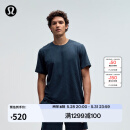 lululemon丨Soft Jersey 男士短袖针织衫芯吸 LM3ES3S 杂色经典海军蓝/杂色海军蓝 L