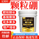 亿植旺颗粒硼肥缓释长效水溶肥底肥基施小麦果树通用型促花促果 优等品颗粒硼2.5公斤*1桶