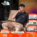 北面（The North Face）【都市经典系列】POLO衫男短袖T恤休闲半袖舒适透气25新品|87UX JK3/宇宙黑 L /175