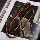 古苒老山檀香06套装108颗佛珠念珠木手串黑肉沉水老料木质文玩 06套装