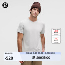 lululemon丨Soft Jersey 男士短袖针织衫芯吸 LM3ES3S 杂色蒸汽灰/杂色水滴银 M
