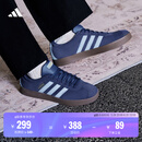 adidas T头鞋 VL COURT 2.0复古板鞋德训鞋男女阿迪达斯轻运动   深蓝/粉蓝/树脂黄   38