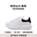 亚历山大.麦昆（ALEXANDER MCQUEEN）女鞋经典黑尾女神节礼物运动小白鞋 553770WIEF1-白色黑尾  37