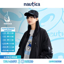 nautica white sail【联名款】白帆×COIN联名宽松休闲男女同款厚外套棉服CPJW3402 黑色0TB XL