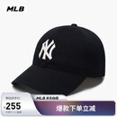 MLB帽子男女软顶棒球帽虞书欣明星同款运动鸭舌帽3ACP6601N-50BKS-F
