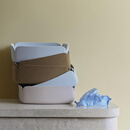 MUUTORestore收纳篮可回收PET塑料毛毡丹麦进口品牌28*15.5*5cm沙色