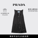 PRADA/普拉达【礼物】女士再生尼龙府绸质感无袖连身裙裙子 黑色 38