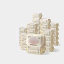 bc babycare绵柔巾宝宝干湿两用一次性洗脸巾 云柔加大加厚小熊巾面膜柔巾D 80抽 36包 【超量囤货】经典款