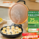 九阳（Joyoung）家用电饼铛 三明治机早餐机1500W大火力煎烤机烙饼机双面加热悬浮设计 30K09