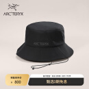 ARC'TERYX始祖鸟 SINSOLO BUCKET HAT 轻量 男女同款 渔夫帽 BLACK/黑色 L-XL