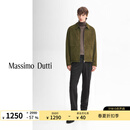 Massimo Dutti折扣升级2025男装休闲潮流羊皮绒面革真皮皮衣外套03341581 深卡其色 L (185/104A)