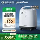 鱼跃医用制氧机吸氧机轻音家用老人5L升级6L升8F-6AW中重度缺氧国补