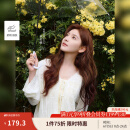 茵曼（INMAN）章若楠同款欧若风镂空薄女装开衫针织衫2025年春季新款短款外套 杏色 M