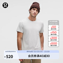 lululemon丨Soft Jersey 男士短袖针织衫芯吸 LM3ES3S 杂色蒸汽灰/杂色水滴银 L