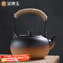 金镶玉茶壶烧水煮茶复古提梁电陶炉围炉大容量室内 富贵烧水容水壶850ML