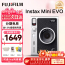 富士（FUJIFILM）拍立得instax mini EVO一次成像相机拍照可打印wide EVO520送礼物 拍立得 EVO黑色（现货） 官方标配