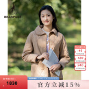 beanpole滨波秋冬女士休闲基础款美拉德米色菱格绗缝棉服 米色 160/84A S