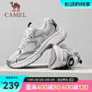 骆驼（CAMEL）【星耀】网面透气老爹鞋复古时尚轻便软弹舒适情侣运动休闲鞋子 G25S852108 月影灰 女 38