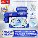 维达（Vinda）湿厕纸 家庭装80片*6包 山茶花精华 湿厕纸可冲散 厕纸湿巾 整箱