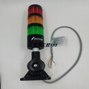 OUJVAN三色警示灯OJ-Q1-3A02FT-RYG50常亮带蜂鸣器24V折叠座 Q1-3A02FT-RYG-50-B现4