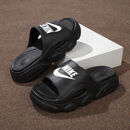 NBA KIDSNAKE-超厚拖鞋男士防滑防臭拖鞋男款外穿时尚厚底夏天超软底凉 耐克-黑色白勾 耐克-40-41