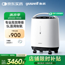 鱼跃5L升轻音升级医用低噪制氧机智能触屏带雾化8F-5W国家补贴