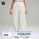 lululemon丨Stretch Woven 女士高腰阔腿裤 LW5FTCA 骨白 L