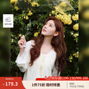 茵曼（INMAN）章若楠同款欧若风镂空薄女装开衫针织衫2025年春秋季新款短款外套 杏色【好评返现】 M
