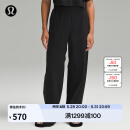 lululemon丨Stretch Woven 女士高腰阔腿裤 LW5FTCA 黑色 M