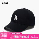MLB帽子男女软顶棒球帽虞书欣明星同款运动鸭舌帽3ACP7701N-07BKS-F
