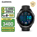 佳明（GARMIN）Forerunner965铁三跑步游泳滑雪户外运动智能手表男女表极夜黑