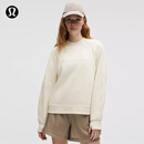 lululemon丨Scuba 女士超宽松款套头卫衣 *文字徽标 LW3JDBS 浅象牙白 M /L