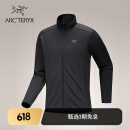 ARC'TERYX始祖鸟 KYANITE LIGHTWEIGHT JACKET 舒适 男子 抓绒衫 BLACK/黑色 L