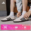 adidas「T头鞋」VL COURT复古休闲板板鞋德训鞋男女阿迪达斯轻运动   灰色/黑色/红色   42