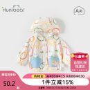 欢喜小熊6个月-3岁婴儿外套女宝宝夏季薄款纯棉连帽遮阳上衣男童衣服