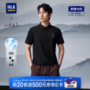 HLA海澜之家短袖POLO衫男25透气舒适翻领短袖男夏季