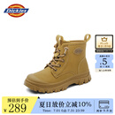 Dickies童鞋皮靴中童棉靴马丁靴儿童工装靴 黄棕 32（鞋内长204mm） 