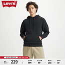 Levi's【商场同款】李维斯男士连帽卫衣LOGO刺绣百搭 黑色 38479-0115 M