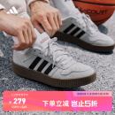 adidas「小锯齿」D-PAD CLASSIC休闲美高风复古篮球板鞋阿迪达斯   浅灰/黑色/浅猩红   42