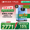 海龟（TURTLE）制氧机5升吸氧机大流量氧气机老人家用医用VH5-N