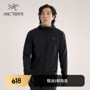 ARC'TERYX始祖鸟 KYANITE LIGHTWEIGHT HOODY 舒适 男子 抓绒衫 BLACK/黑色 L