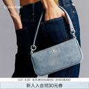 Calvin Klein女包25春夏新时尚ck牛仔单肩包腋下包礼物4F3217G