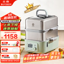 北鼎（Buydeem）【国家补贴】电蒸锅多功能锅汽锅蒸炖煮一体家用大容量二层婴儿适用自动免看火 厨房好物G5541