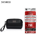 新秀丽（Samsonite）男士手拿包时尚休闲商务手包 送老公送男友 UB1*09005黑色